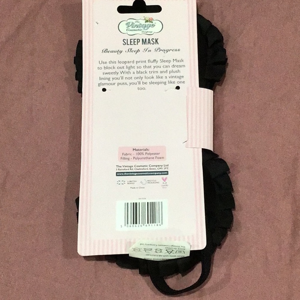 Animal print Sleep 😴 mask brand new with tags! - Picture 2 of 3